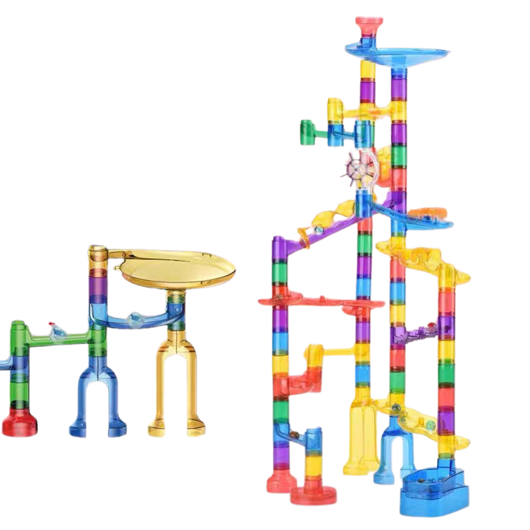 Marble Elevator Run Glow-In-The-Dark Set (84 pcs, ages 4+)