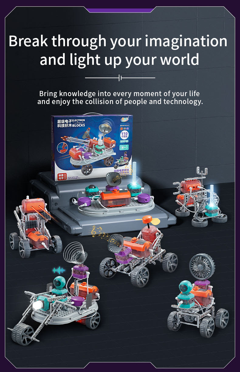 Super Tech Building Blocks - Circuit Board (201 pcs, ages 8+)