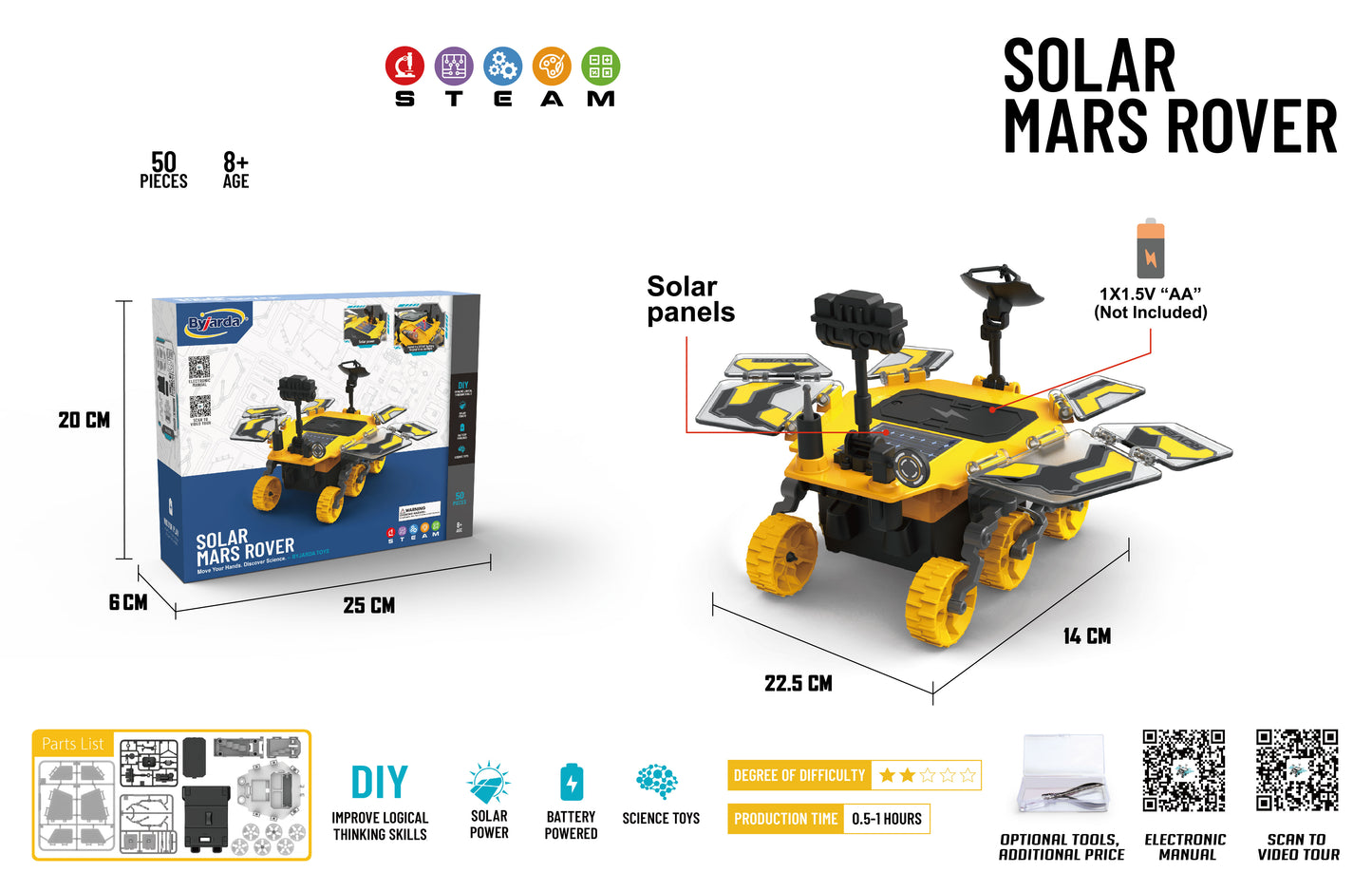 Solar Panel Mars Rover